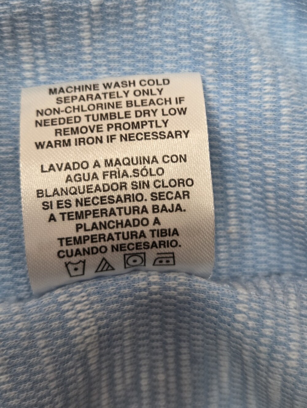 Nat Nast Luxury Originals Heathered Sky Blue Polo with Contrast Trim Size XXL - Picture 7 of 7